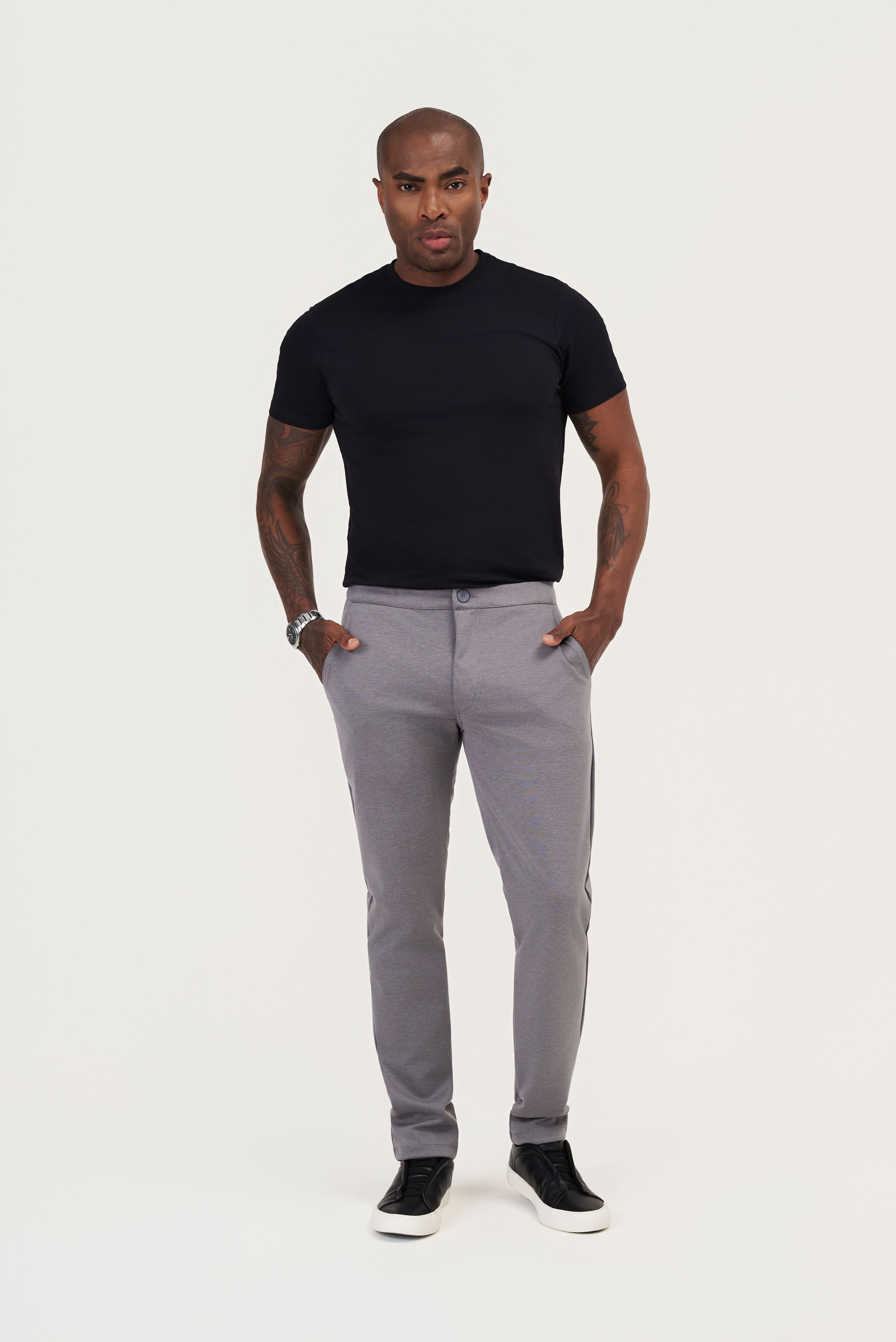 Calça Tech Alfaiataria - Chumbo