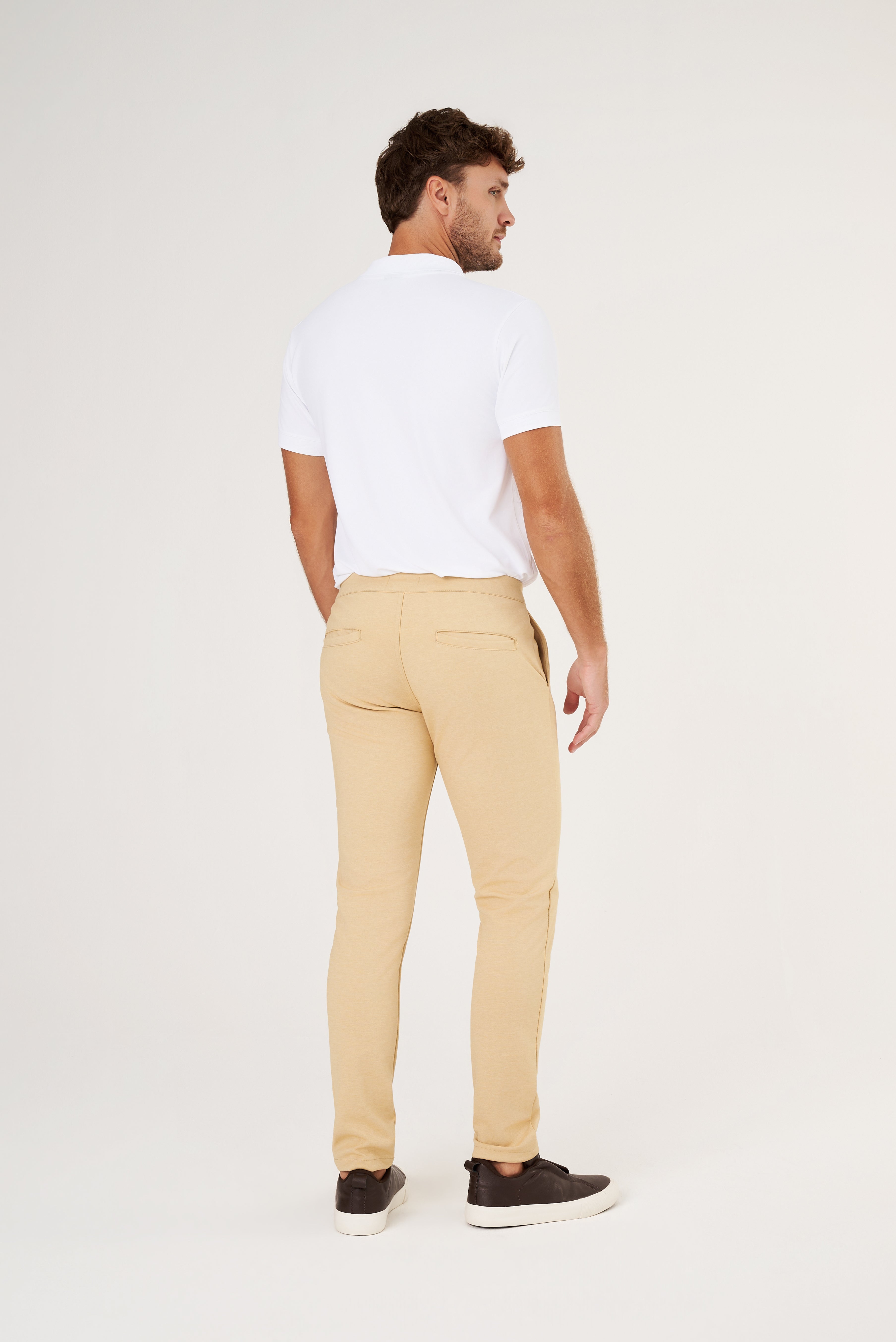 Camisa Polo Flex - Branca