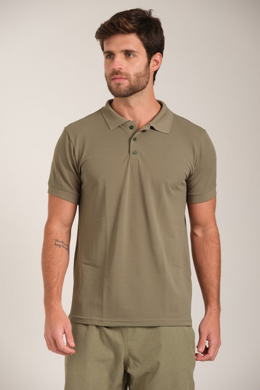 Camisa Polo Flex - Musgo
