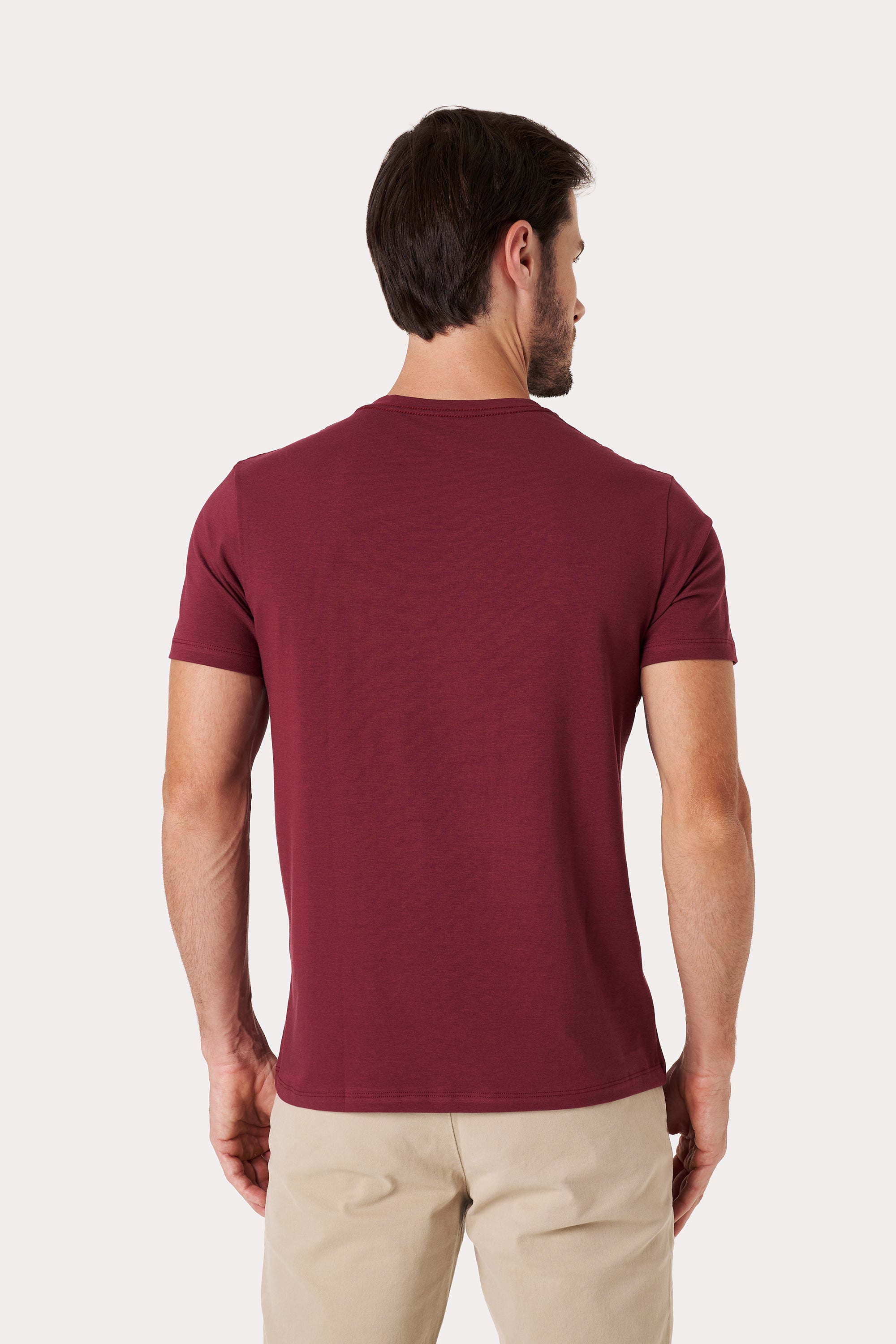 Camiseta Algodão Egípcio - Vinho