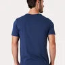 Kit 5 - Camiseta Algodão Egípcio - Preta/Branca/Azul Marinho/Cinza/Verde Militar