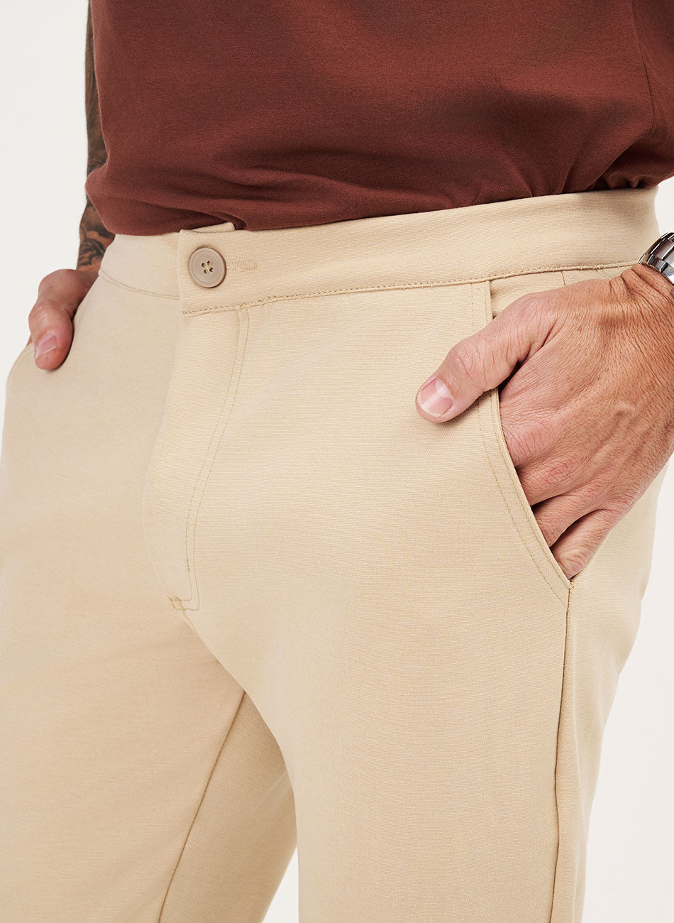 Calça Tech Alfaiataria - Caqui