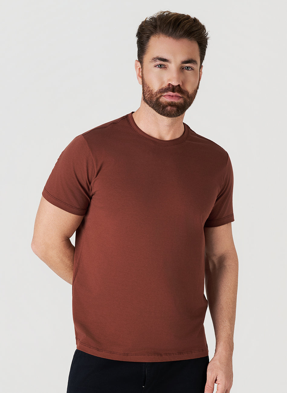 Camiseta Algodão Egípcio - Chocolate