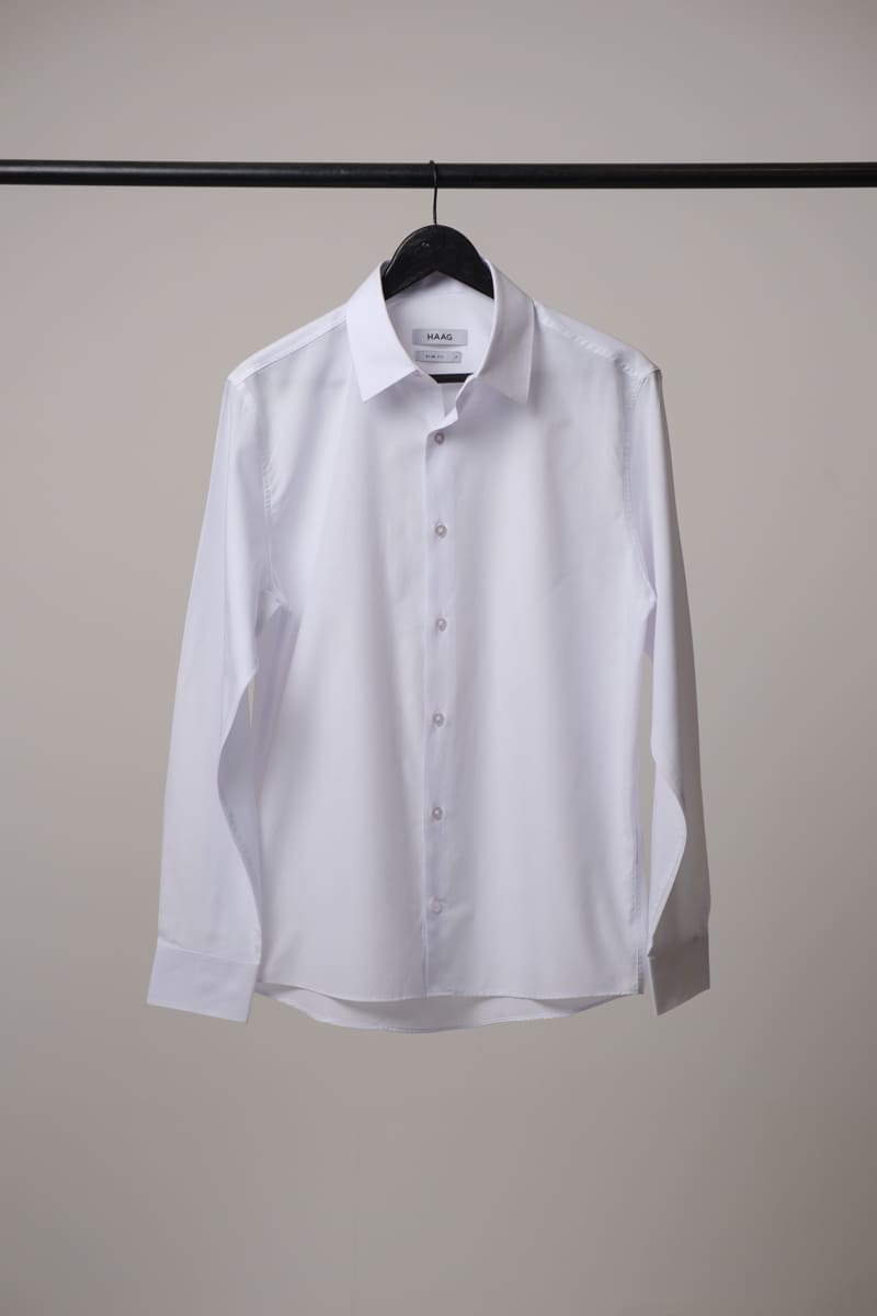 Kit 3 - Camisa Passa Fácil Manga Longa - Branca