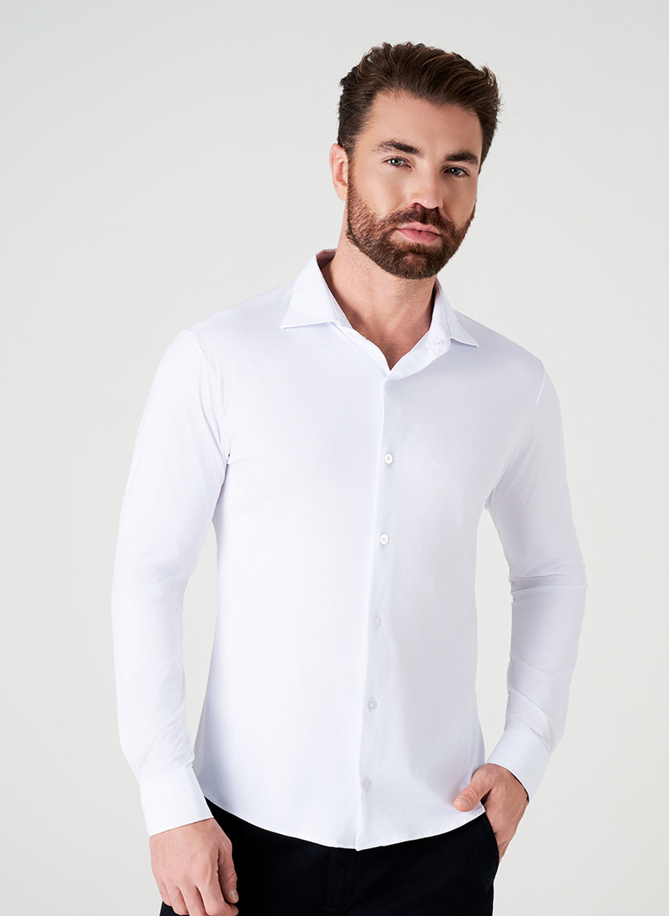 Kit 2 - Camisa Tecnológica - Branca/Vinho