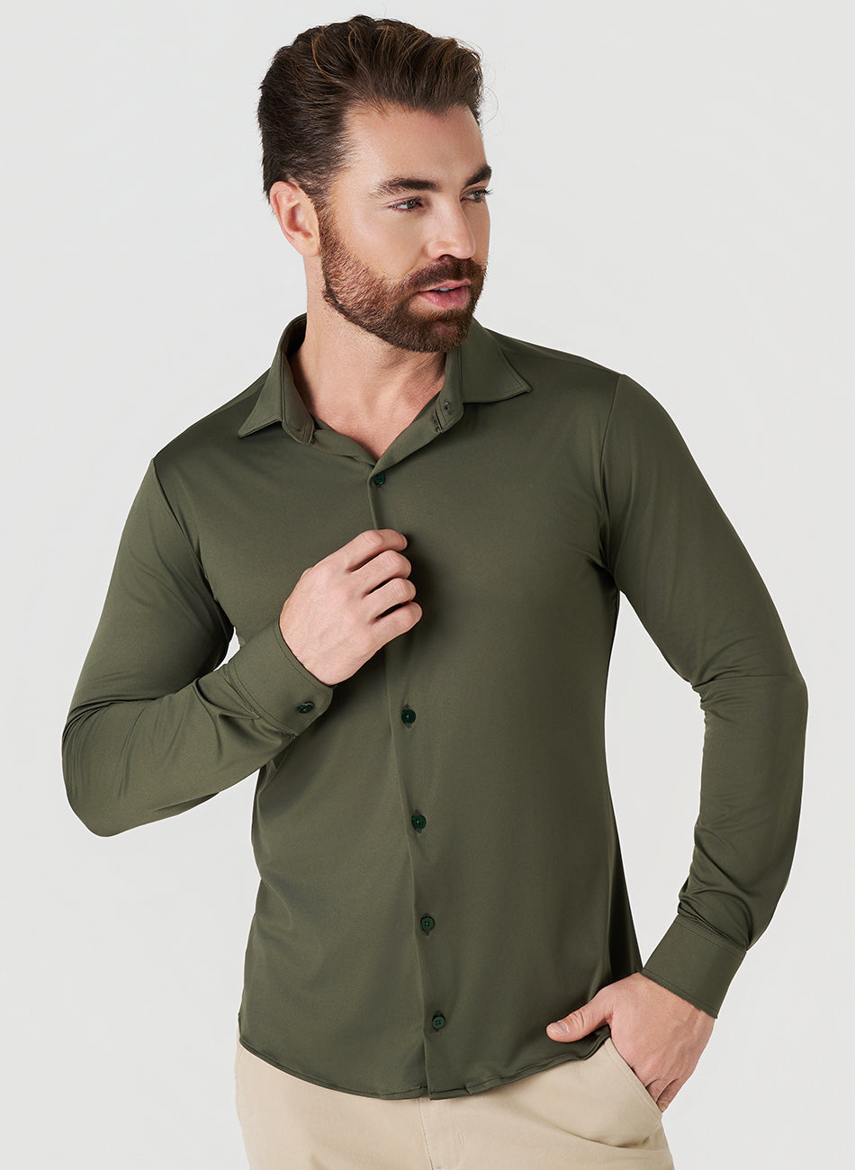 Kit 2 - Camisa Tecnológica - Branca/Verde