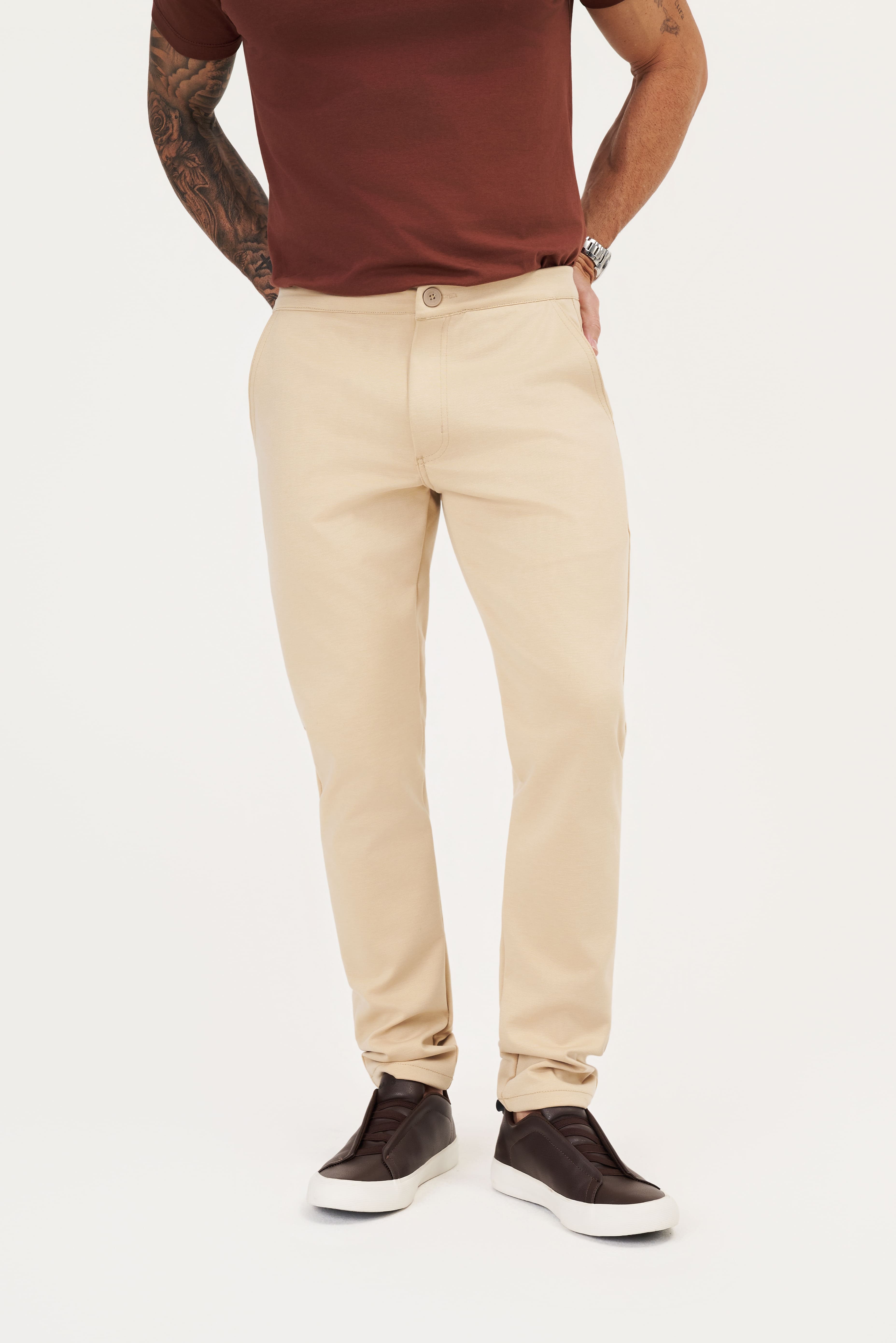 Calça Tech Alfaiataria - Caqui.