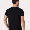 Kit 3 - Camiseta Algodão Egípcio - Branca/Preta/Verde