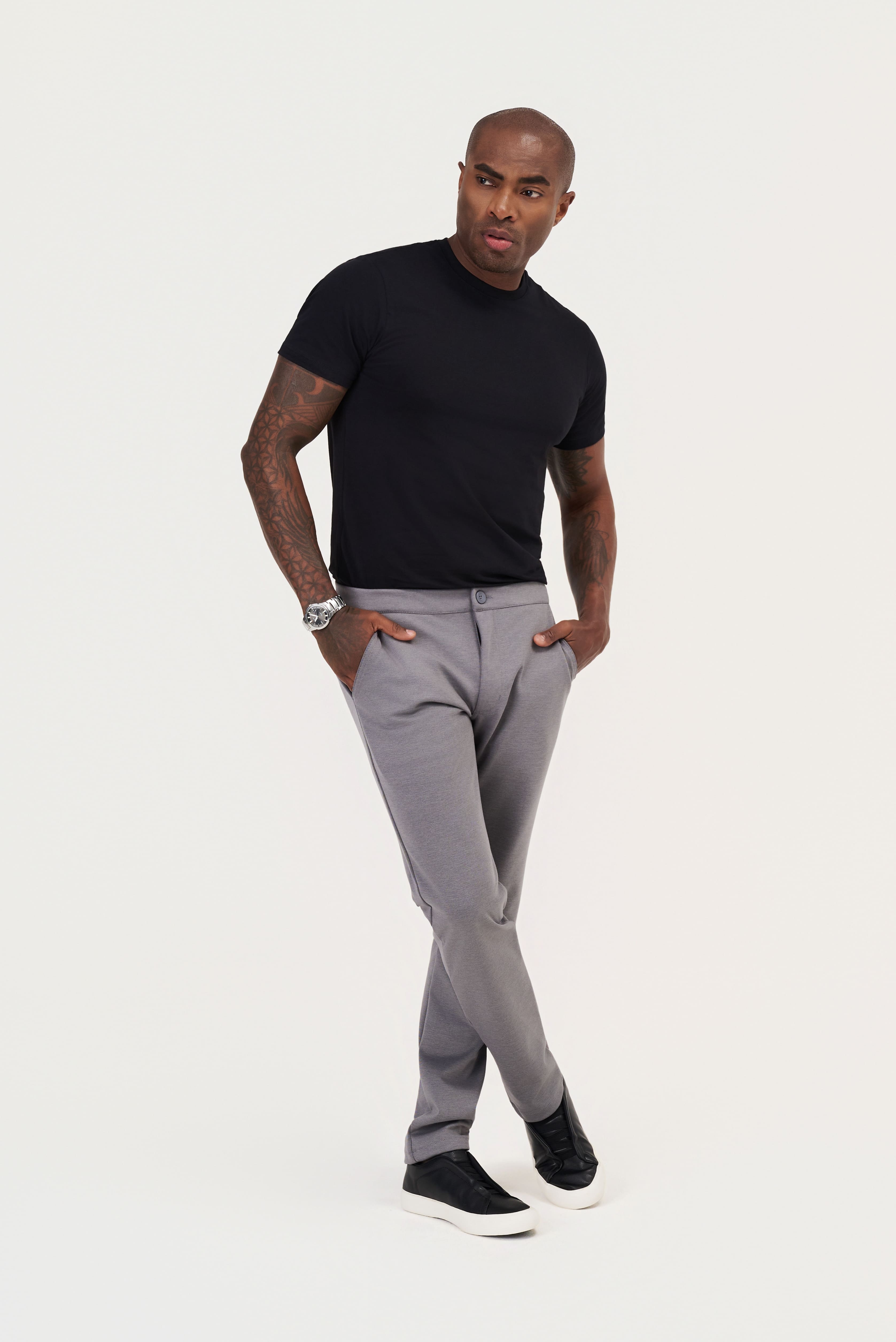 Calça Tech Alfaiataria - Chumbo