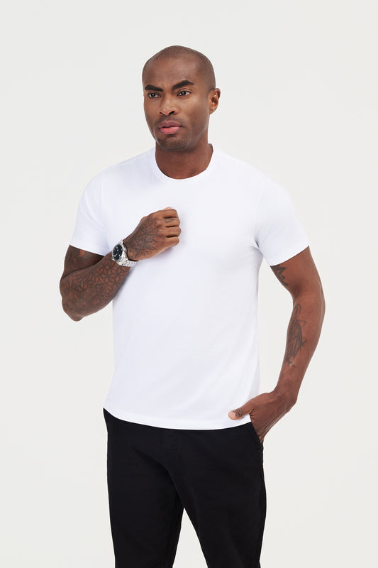 Camiseta Algodão Egípcio - Branca