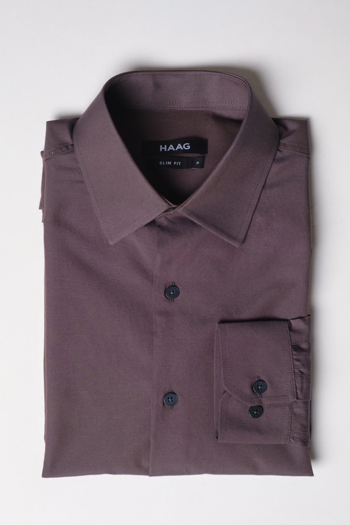 Camisa Passa Fácil Manga Longa - Chumbo