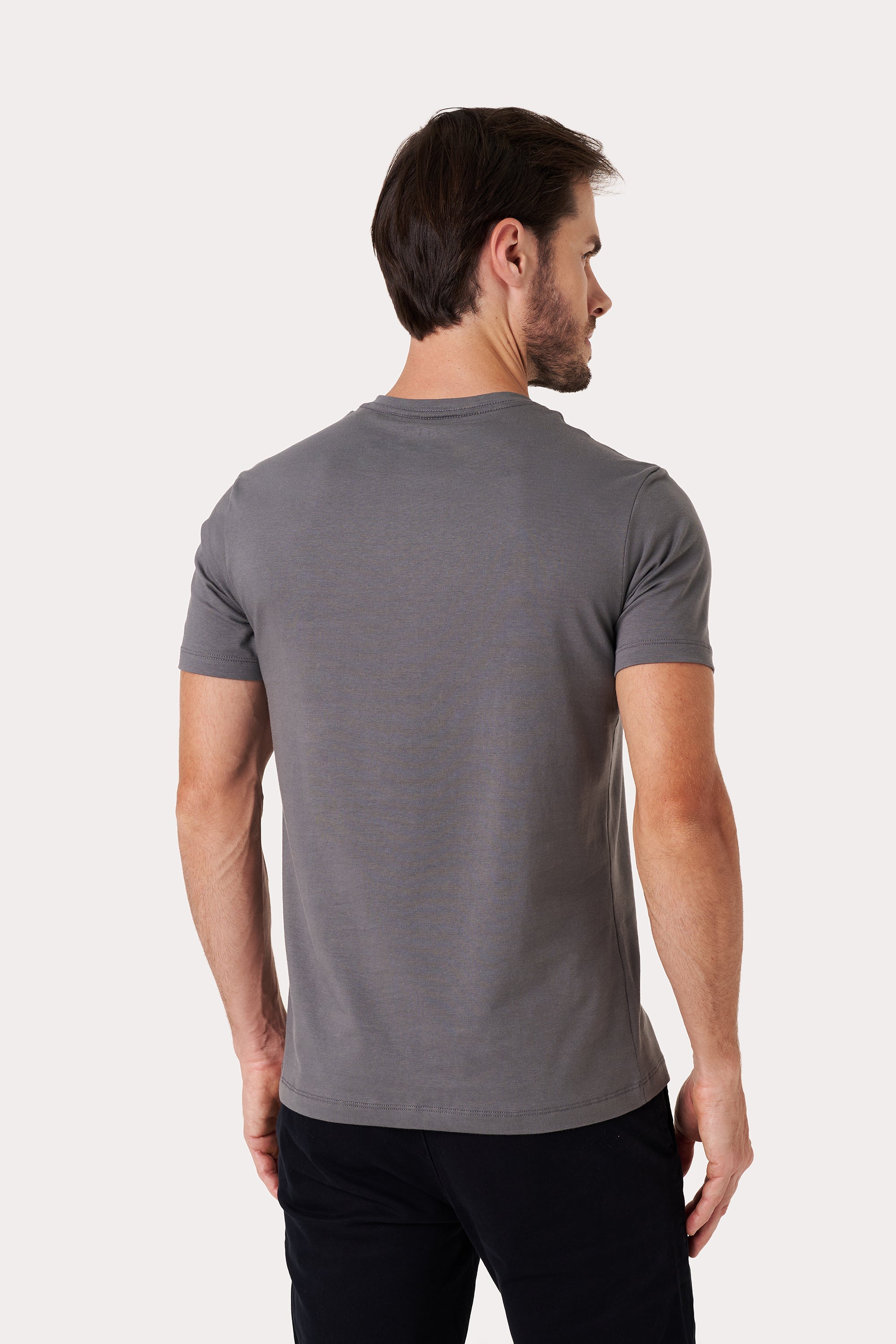 Camiseta Algodão Egípcio - Cinza