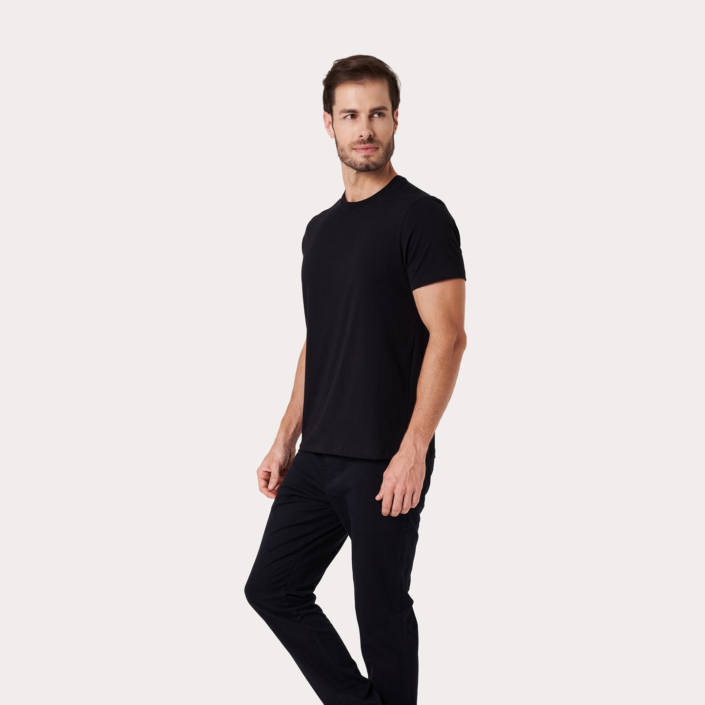 Kit 3 - Camiseta Algodão Egípcio - Preta