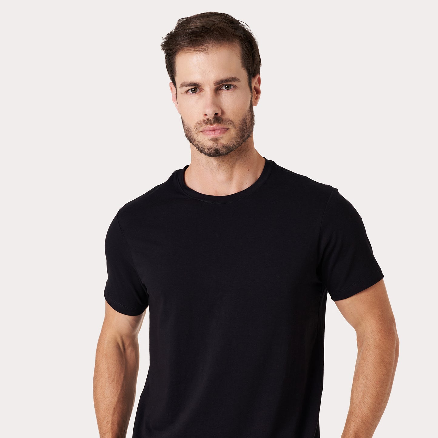 Kit 3 - Camiseta Algodão Egípcio - Preta