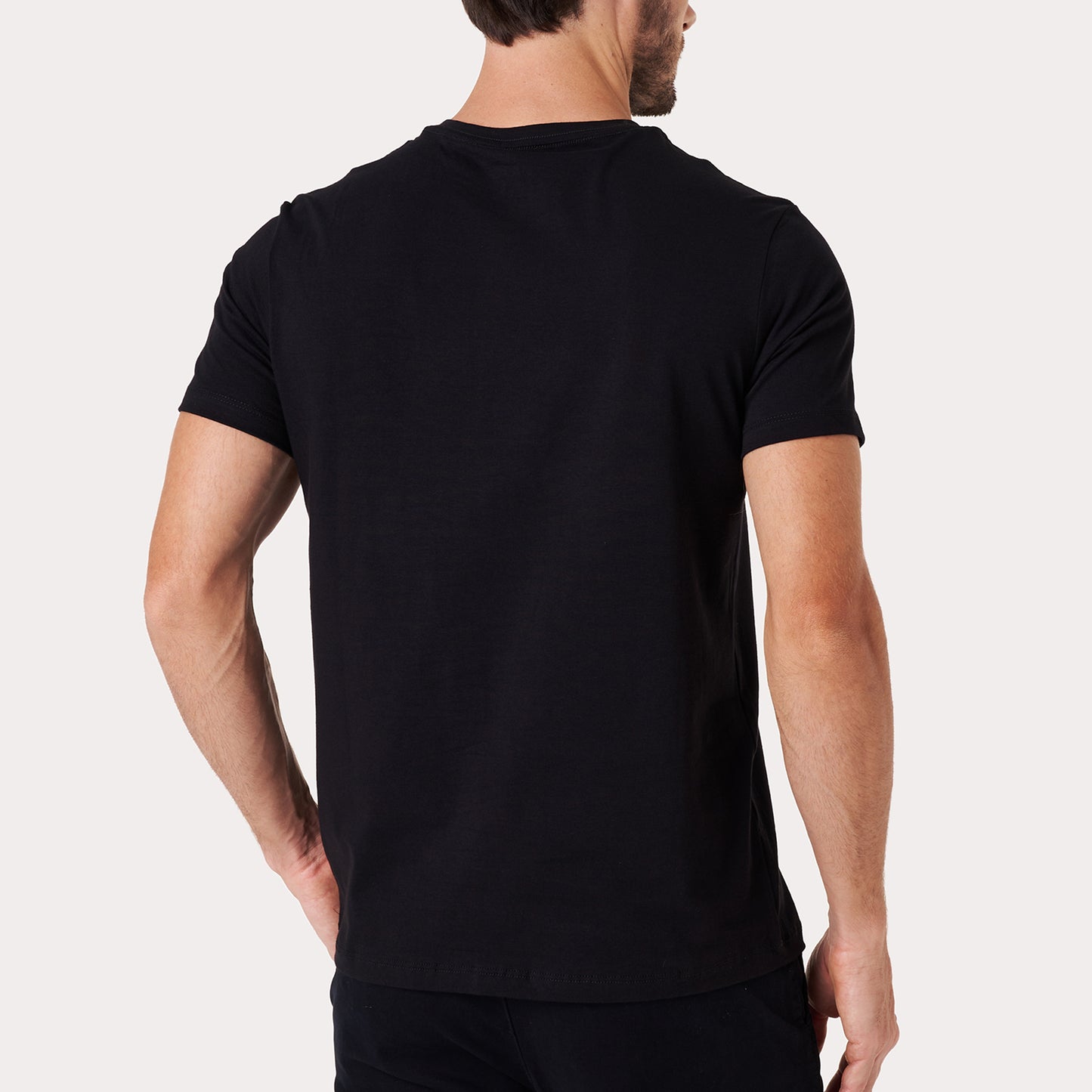 Kit 3 - Camiseta Algodão Egípcio - Branca/Preta/Vinho