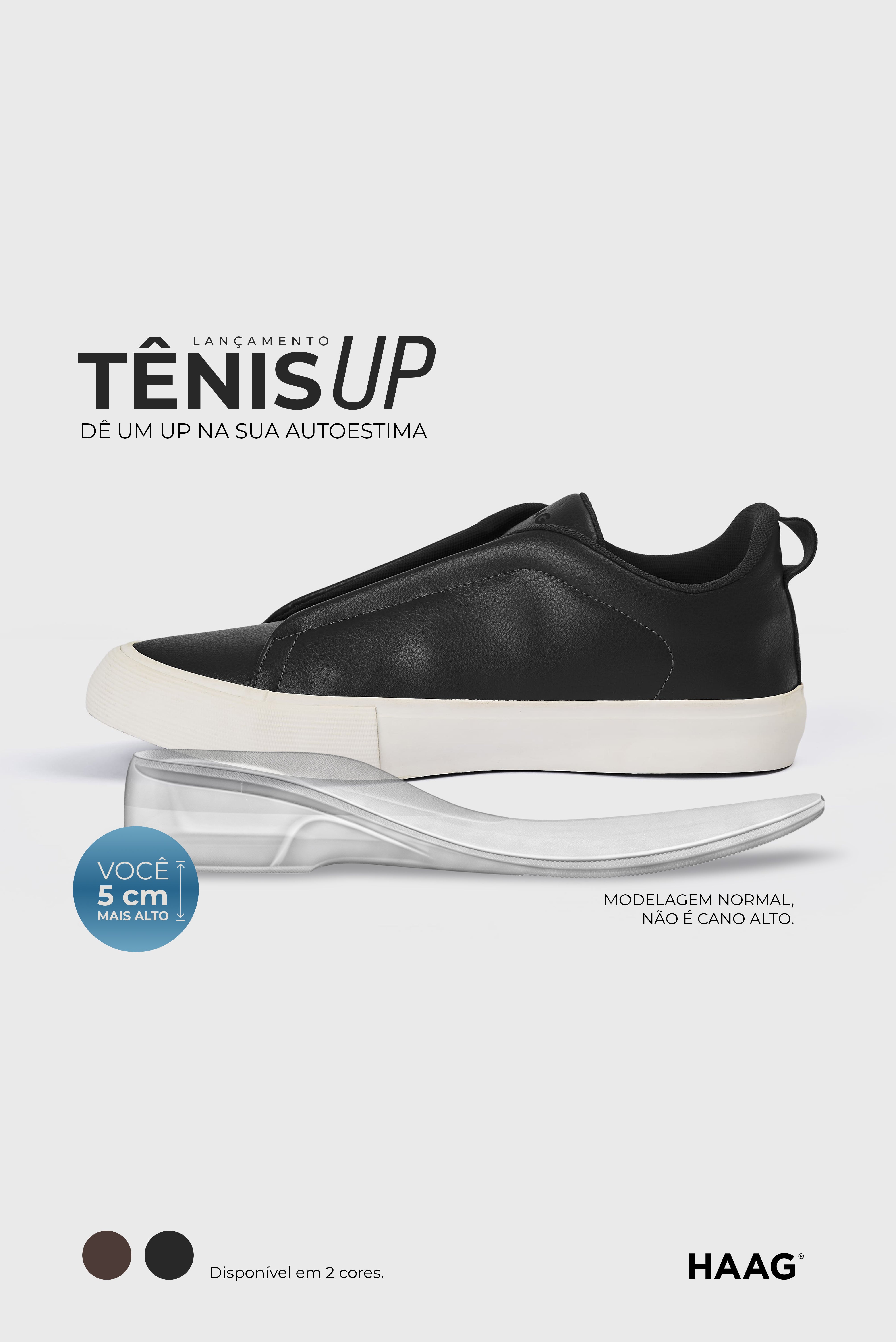 Tênis UP - Slip On - Casual Urban