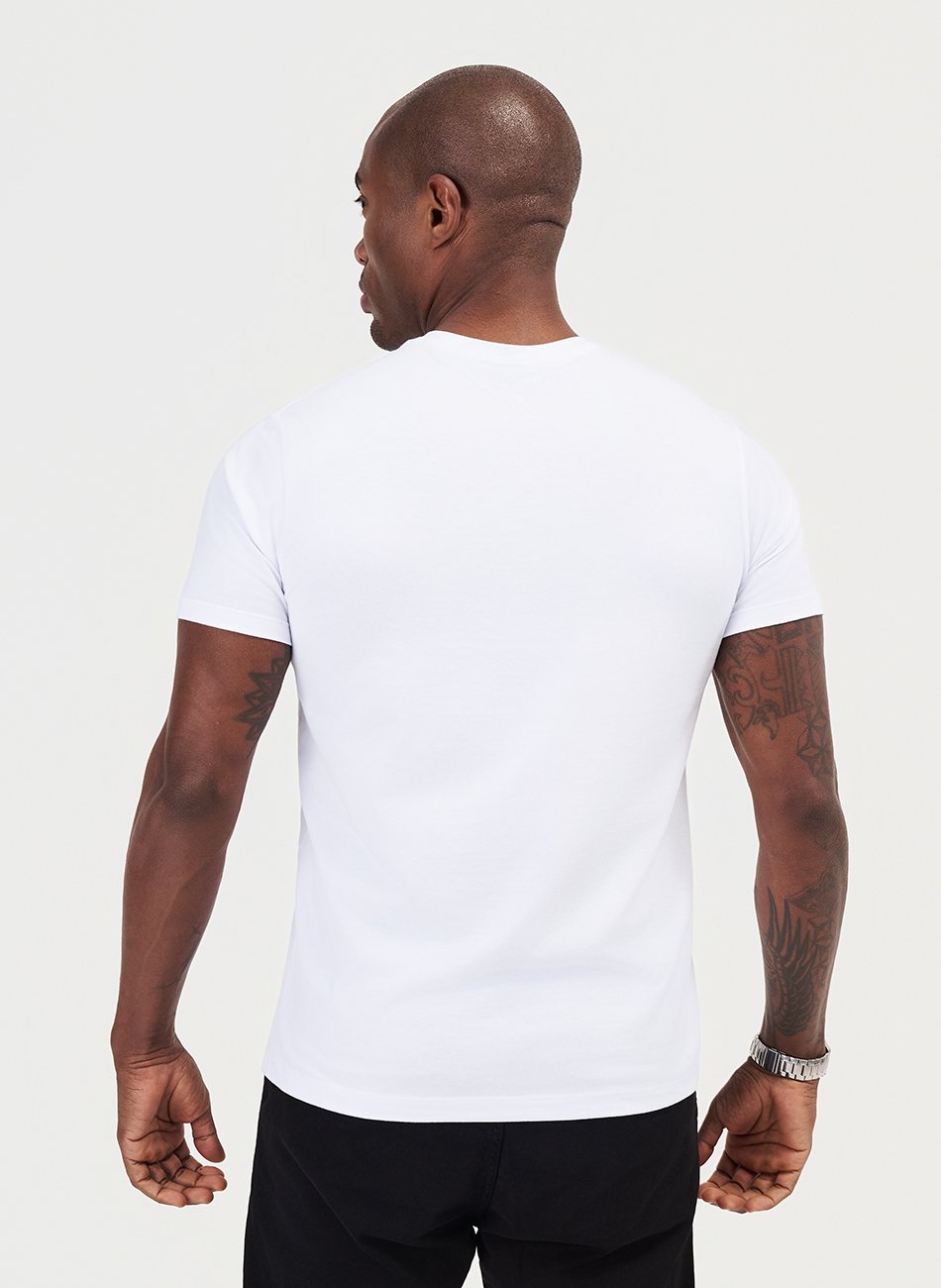 Kit 3 - Camiseta Algodão Egípcio - Branca