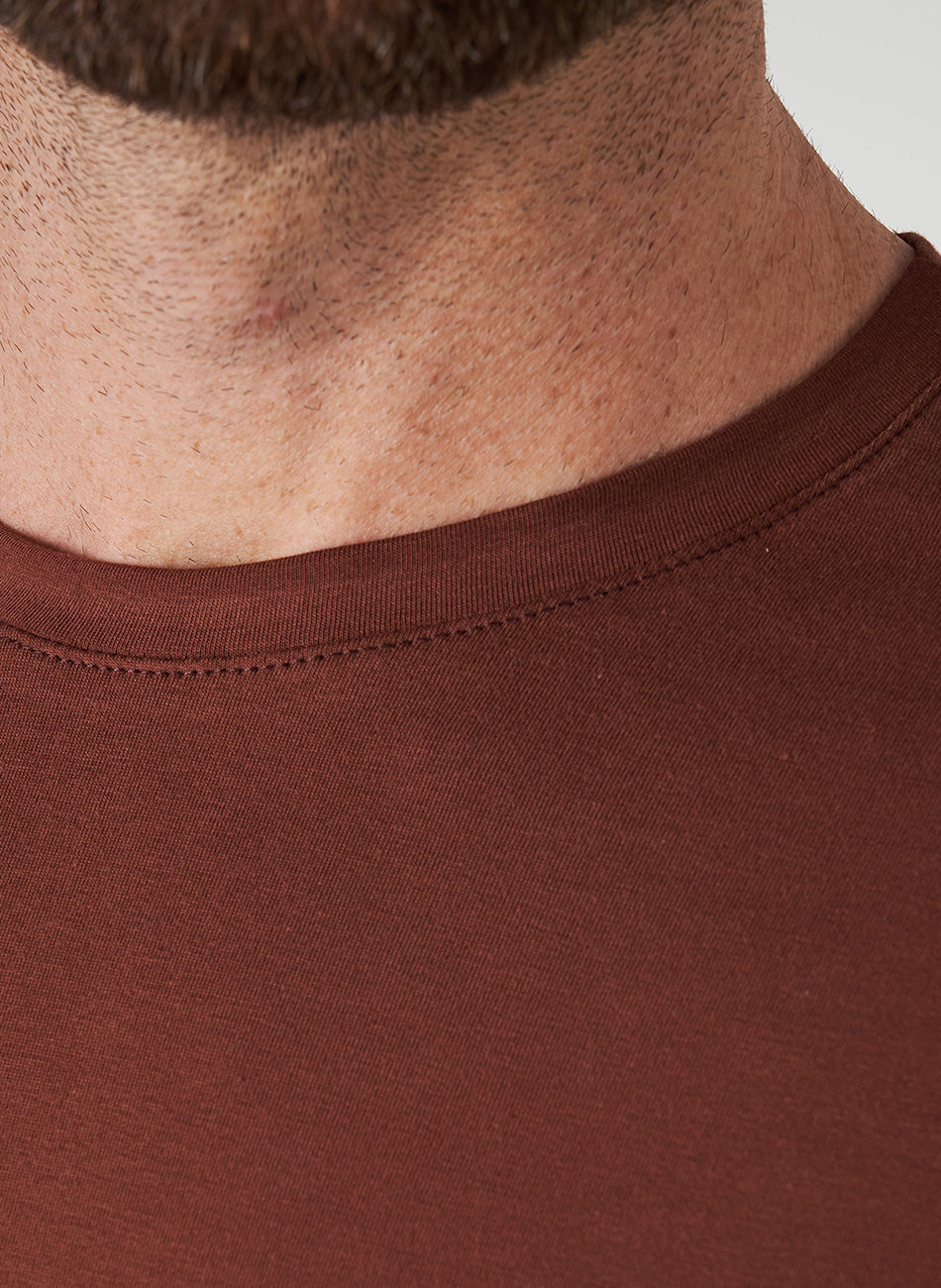 Camiseta Algodão Egípcio - Chocolate