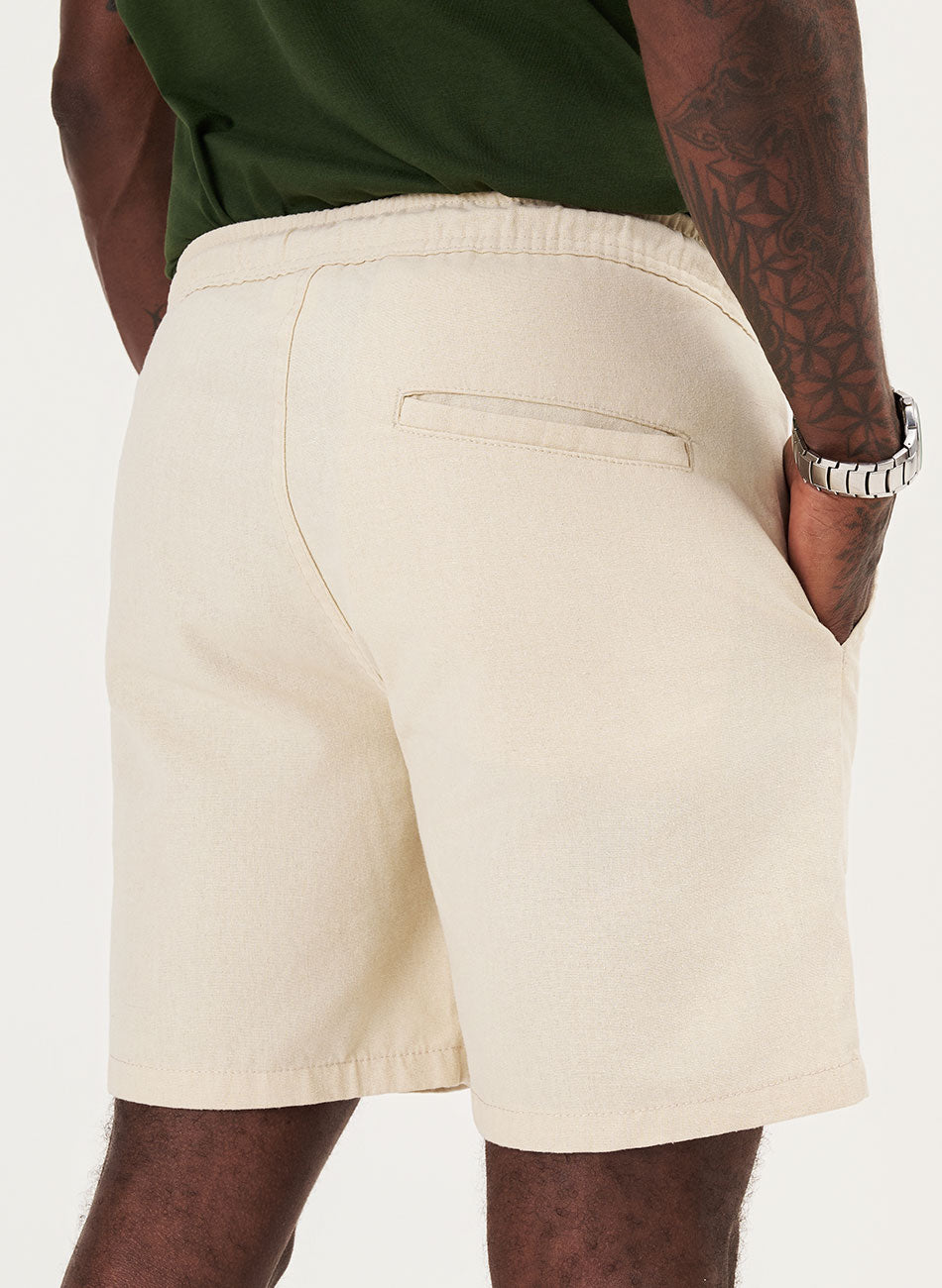 Shorts Linho - Off-white | Haag