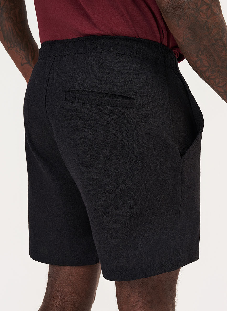Shorts Linho - Preto | Haag